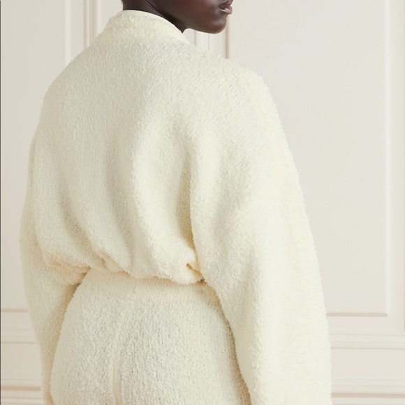 SKIMS Cozy Knit Cropped Pullover - Bone - Picture 5 of 5